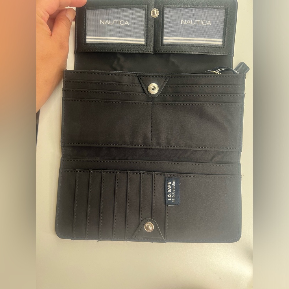 Medium black Náutica wallet - Picture 4 of 5